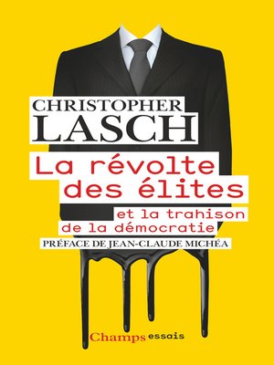 cover image of La révolte des élites